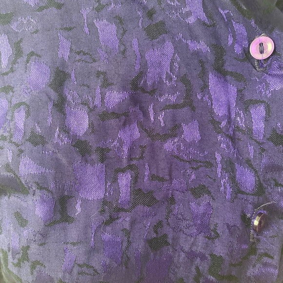 Vintage Purple blouse blouse - Picture 7 of 8